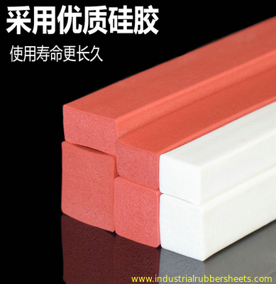 Custom Silicone Sponge Stripe 20-40 Shore A for Door Seal