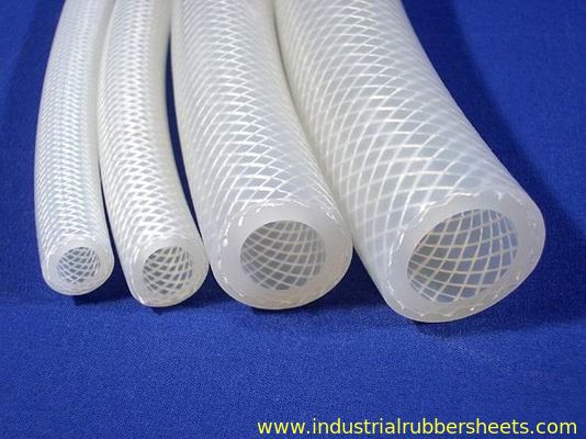 Braided Silicone Hose 3-4mm Wall Thickness, -40C to 260C