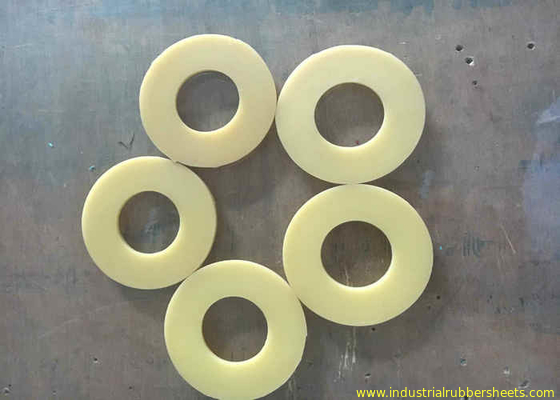 Food Grade EPDM Rubber Gasket Pollution Free With Beige , White Color