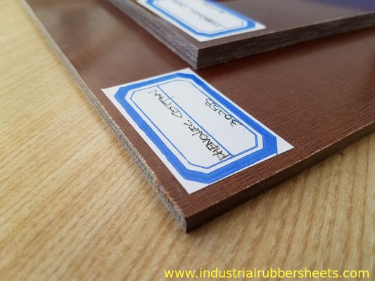 Brown Colored Plastic Sheet 90 - 110Mpa Flexural Strength For PCB / ICT Fixture