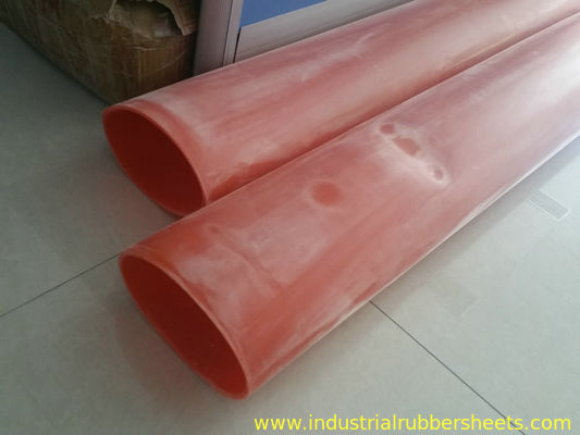 Red Translucent Silicone Sleeve Silicone Tube Extrusion For Corona Roller Maximum 2m length