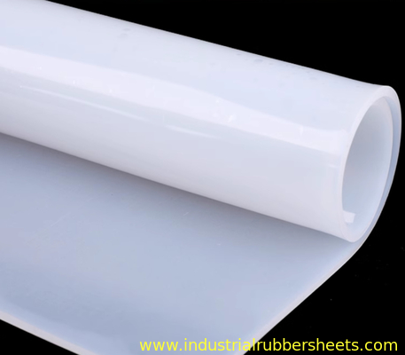 High Temp Resistant Silicone Rubber Sheet 0.1-50mm Thick FDA RoHS