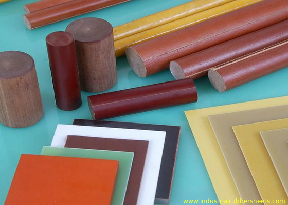 ISO9011 Standard Phenolic Cotton Rod 10-200mm OD For High Voltage Application