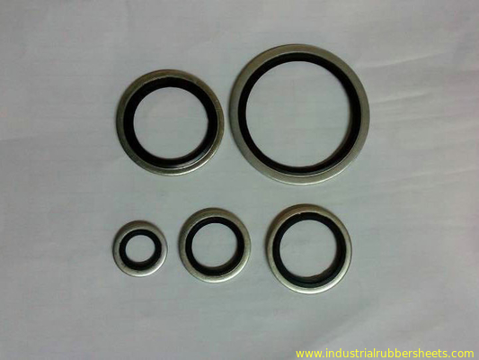 Industrial Rubber Sheet and Dowty Seal with Bonded BSP Seal in Black Color for Industrial Grade Applications