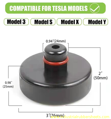 Custom Product Oem Automotive Rubber Bumper Pads Black Silicone Car Jack Protector