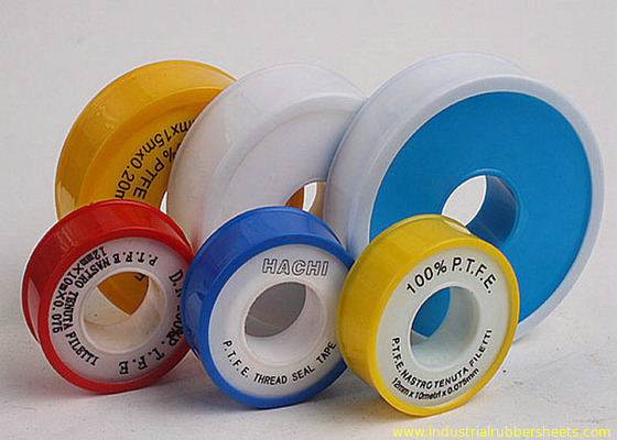찬 - 화학 공업을 위한 저항 PTFE 실 물개 테이프, 노란 테플론 테이프
