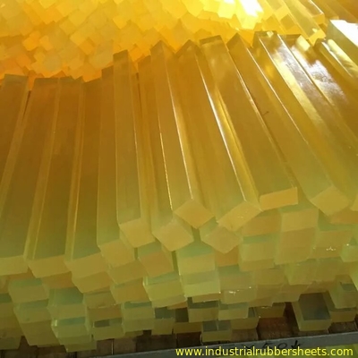 노란 폴리우레탄 또는 나일론 플라스틱 막대의 300 - 500mm 길이 PU 막대기