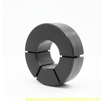 Black MH Rubber Coupling with 70-95 Shore A Hardness for High Torque Transmission and Misalignment Compensation