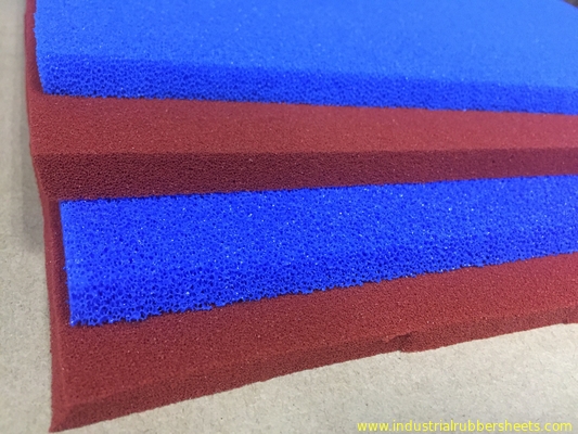 Open Cell Silicone Sponge Rubber Sheet 10-45 Shore A 200psi