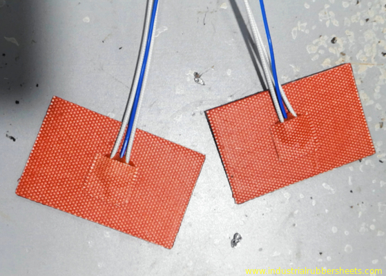 맞춤형 실리콘 히터 패드 1.5mm 두께 200°C 온도 저항