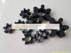 8 - 55Mpa 인장 강도 폴리우레탄 커플링, HRC PU 커플링, 검정색