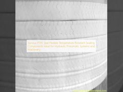 다양한 PTFE 밀폐 유연한 온도 내성 밀폐 부품 수압 공기 시스템 및 기계에 이상적입니다