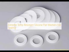 밀폐용 극심 온도 내성 실리콘 평면 세척기