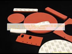 닫힌 셀 실리콘 고무 세척기 10-40 셰어 A 경화 0.5-1.0g/Cm3 밀도