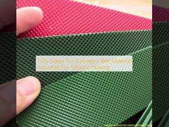 1 층은 담배 제작을 위해 Pvc 컨베이어 벨트 소재 인더스트리얼을 녹색으로 만듭니다