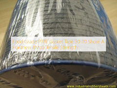 식품 등급 PTFE 가스켓 테이프 30-70 Shore A 경화 8Mpa 팽창 강도