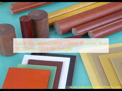 우수한 절연 면/페놀 수지 종이 로드 10-200mm 외경 1-3m 길이