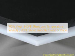100% 버진 HDPE 시트 저온 인성, LDPE 시트 매끄러운/모래 표면