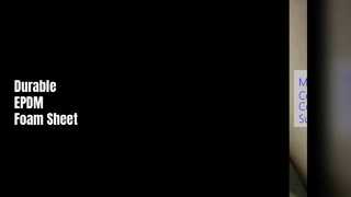 EPDM 폼 시트 내구성이 뛰어난 내후성