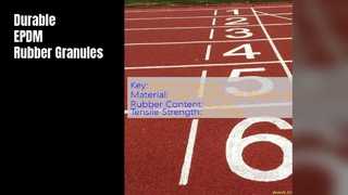 EPDM 고무 과립 UV 방지 고밀도