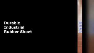 산업용 고무 시트 0.5-100mm 내오존성