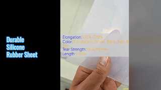 실리콘고무 시트 3mm 인장 강도 7.5-12.0Mpa