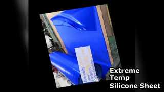 극한 온도 실리콘 고무 시트 | 0.2mm-50mm