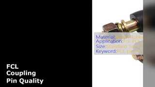 FCL 커플링 핀 ISO 9001 금속 고무 표준 크기