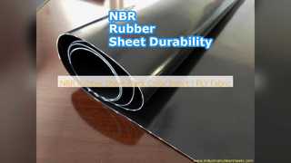 NBR 고무 시트 블랙 패브릭 인서트