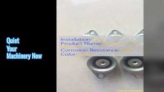 검정색 고무 충격 마운트 진동 소음 감소