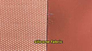 T0.75mm x W1m x L10m 빨간색 실리콘 코팅 유리섬유 직물(로저스 스타일)