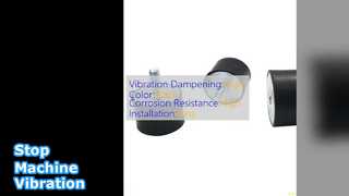 내구성이 뛰어난 고무 마운트로 기계 진동 방지
