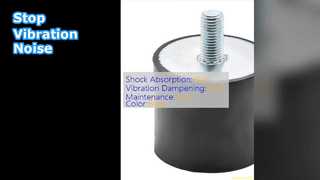 고무 마운트로 진동 소음 방지