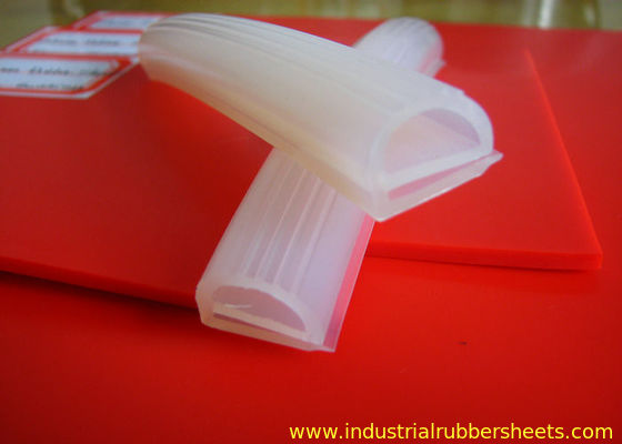 Industrial Grade Translucent Silicone Extrusion with High Temperature Resistance for Seals and Profiles