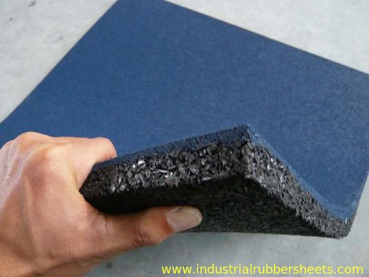 Grain Rubber Mat and Sheet with 10-50mm Thickness for Slip-resistant Shock Absorption Flooring