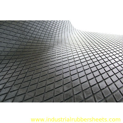 Virgin SBR Industrial Rubber Sheet with Anti-Slip Design and Impression Fabric Bottom for Durability