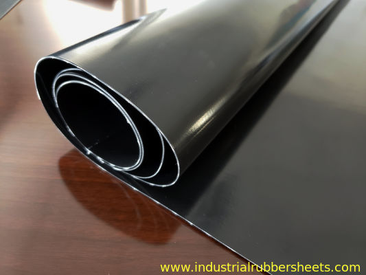 Smooth Surface Industrial Rubber Sheet With 1-3PLY Cotton Insertion And Black Insulation