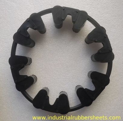 12 Toothes PRK Rubber Coupling Spider in Black Color with OD175mm x ID106mm x T25mm Dimensions