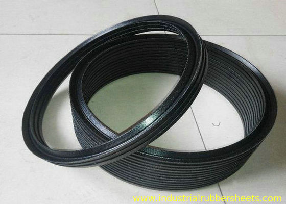까만 NBR FKM PTFE 실리콘고무 세탁기/유압 vee 패킹 물개