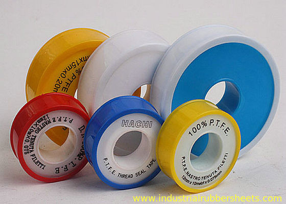 찬 - 화학 공업을 위한 저항 PTFE 실 물개 테이프, 노란 테플론 테이프
