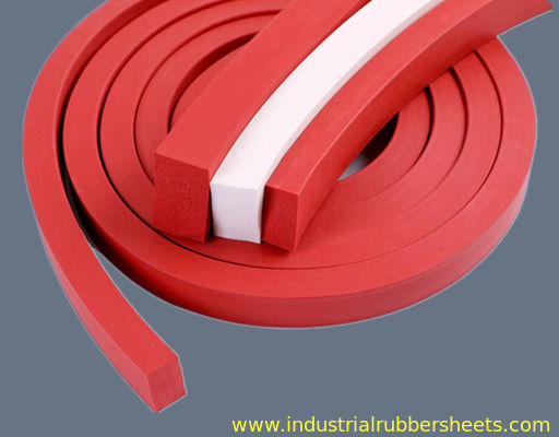 UL 94 V-0 Flame Resistant Silicone Sponge Stripe with Closed Cell Structure and High Temperature Resistance