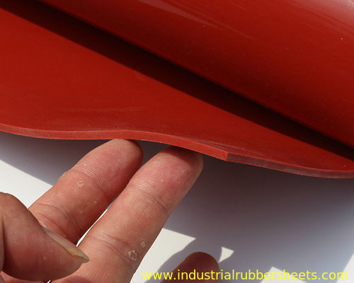 Smooth/Sand Surface Silicone Rubber Sheet with 1.25-1.50g/cm3 Density and 1.0mm-6.0mm Thickness